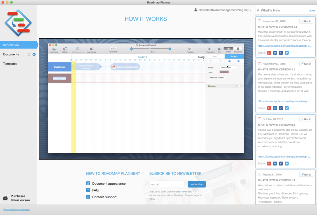 roadmap planner - intro